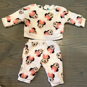 Disney Fleece Minnie Mouse Matching Set